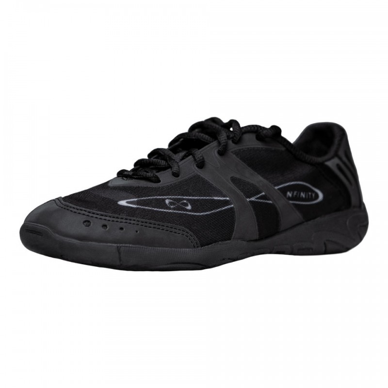 black nfinity flyte cheer shoes